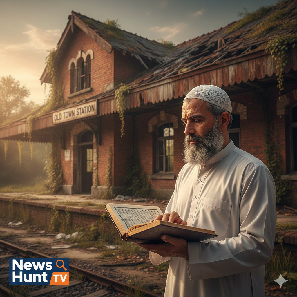 Zohran Mamdani took his eyes on the abandoned station keeping his hands in Quran! News Hunt TV